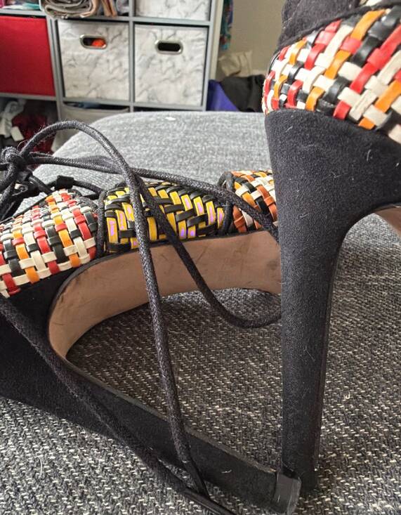 Zara Basic Collection Heels Stylish Women's Formal Shoes Sandals - Picture 10 of 10